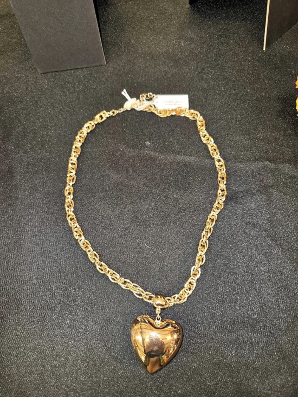 Park Lane Gold-Tone Heart Pendant Necklace Like New